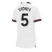 Tanie Strój piłkarski Manchester City John Stones #5 Koszulka Wyjazdowej dla damskie 2023-24 Krótkie Rękawy